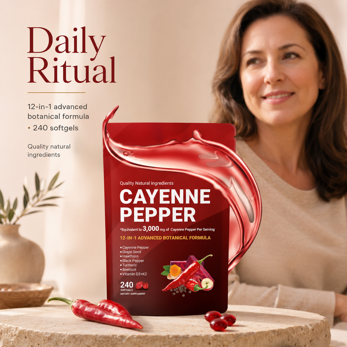 Cayenova™ Cayenne pepper Softgels