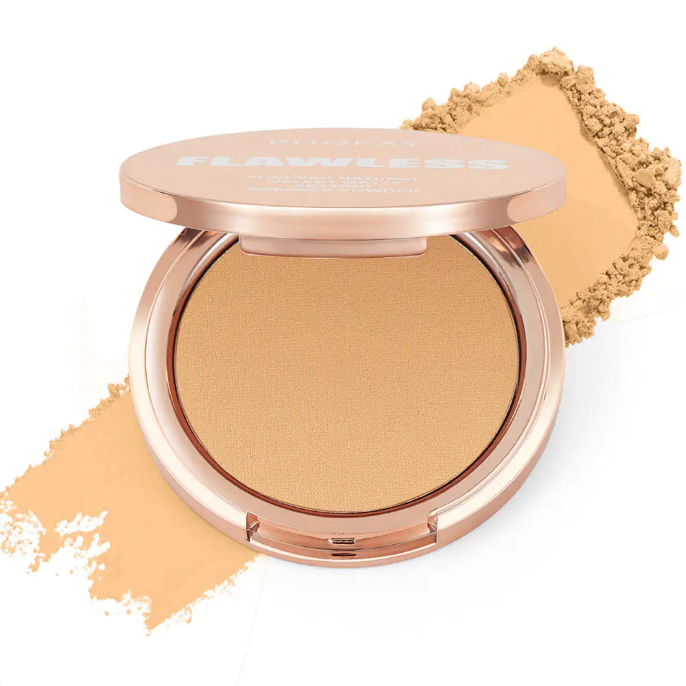 MatteLuxe™, Setting Pressed Powder