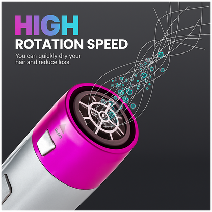 LuxeTress™5-in-1 Hot Air Brush and Curling Iron Styler