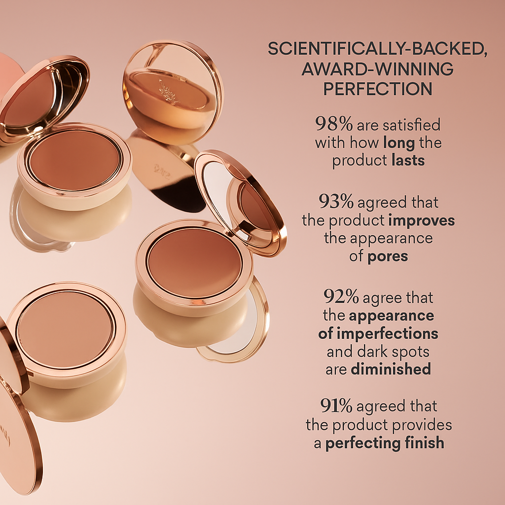 MatteLuxe™, Setting Pressed Powder