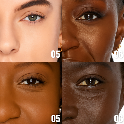 MatteLuxe™, Setting Pressed Powder