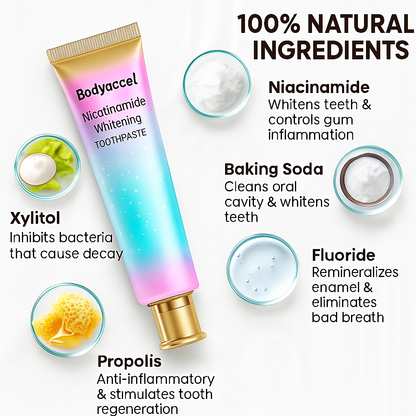 GlowDent™ nicotinamide Whitening Toothpaste