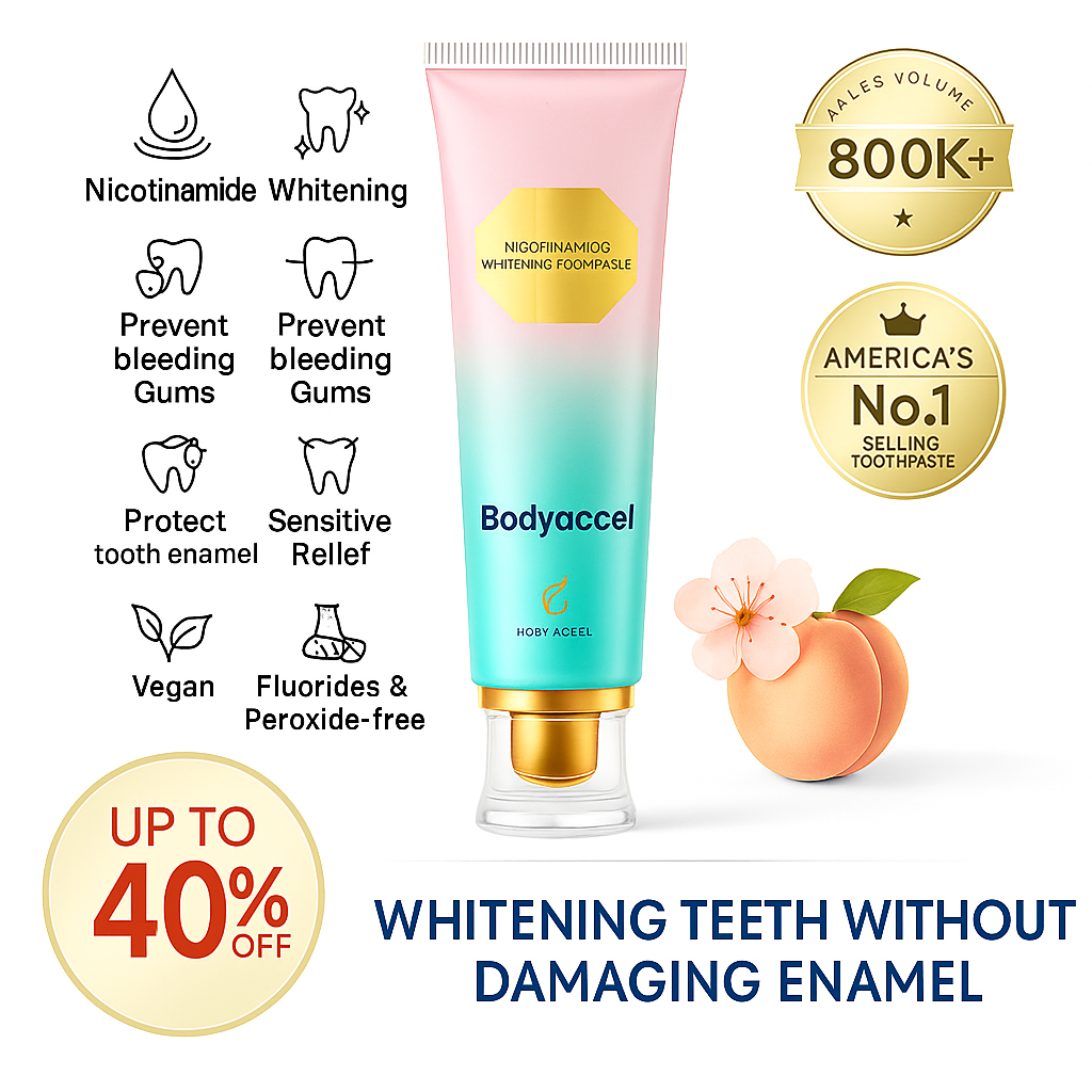 GlowDent™ nicotinamide Whitening Toothpaste