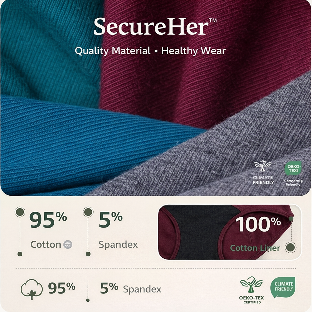 SecureHer™Menstrual Panties for Women
