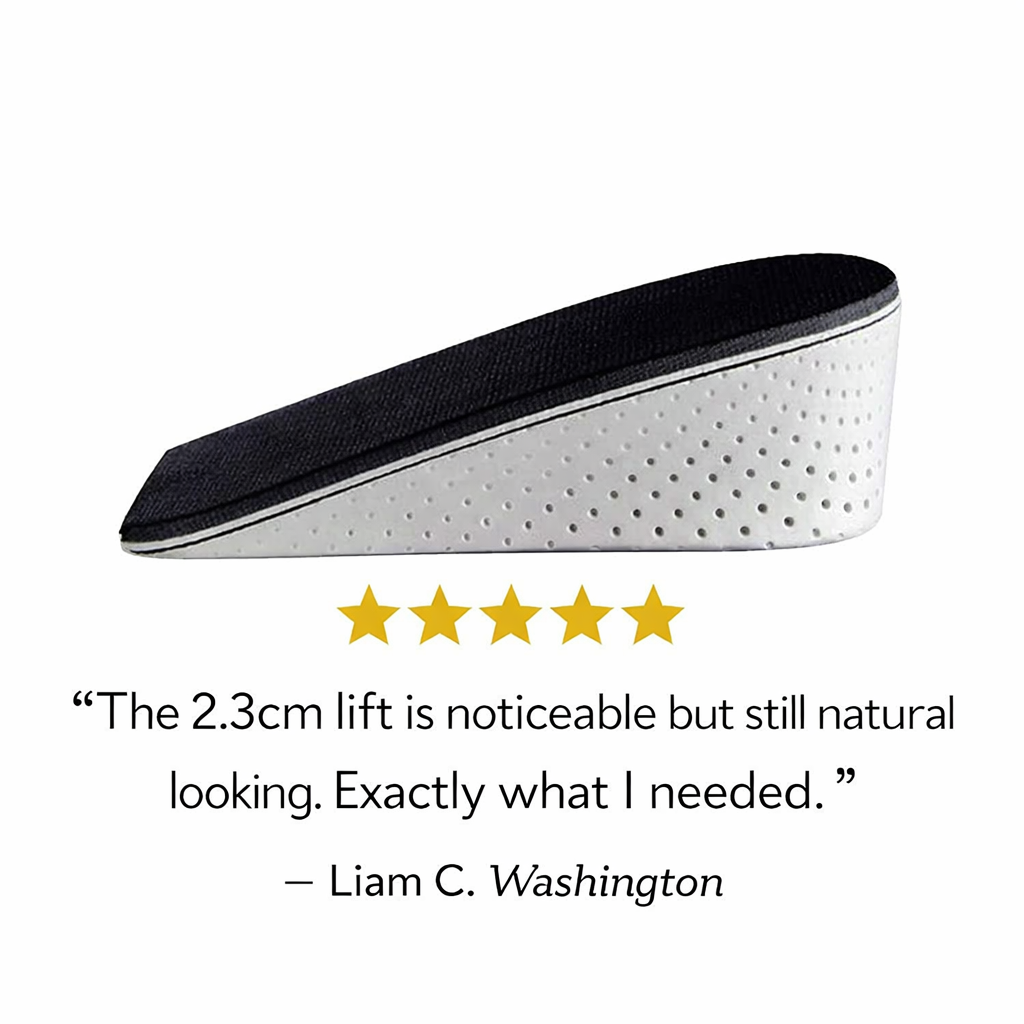 SoleVance™ Height-Increasing Insoles for Man and Woman