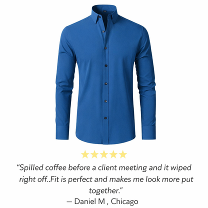 Prestivo™Mens Dress Shirts Long Sleeve