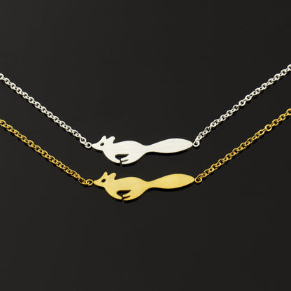 Running Fox Charm Bracelet