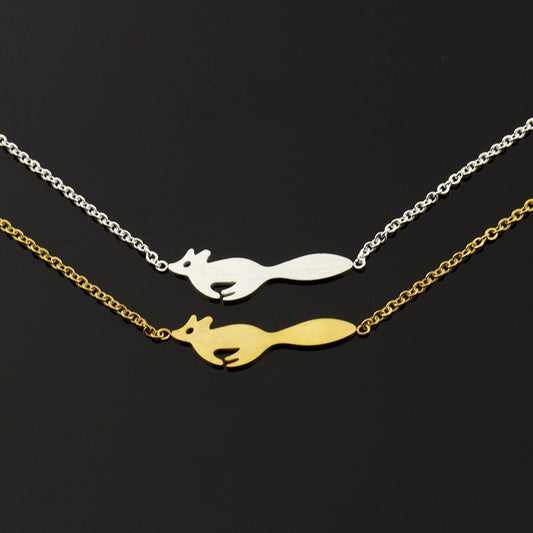 Running Fox Charm Bracelet