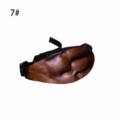 Novelty Fake Belly Waist Bag