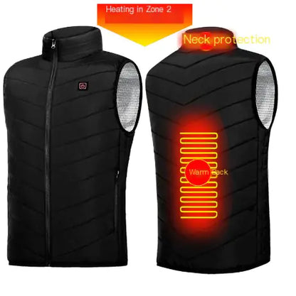 Unisex Winter USB Heated Jacket for Men and Women