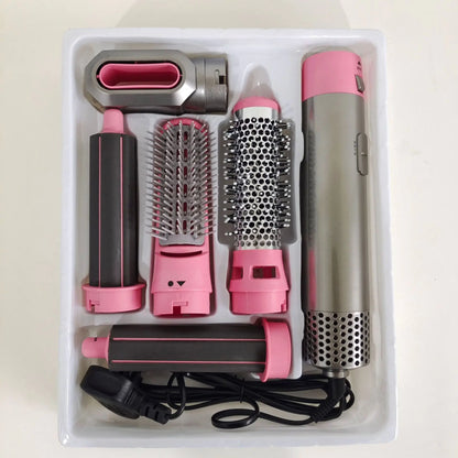 LuxeTress™5-in-1 Hot Air Brush and Curling Iron Styler