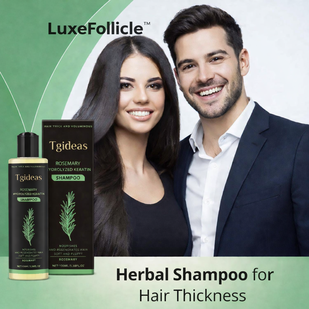 LuxeFollicle™Herbal Shampoo for Hair Thickness
