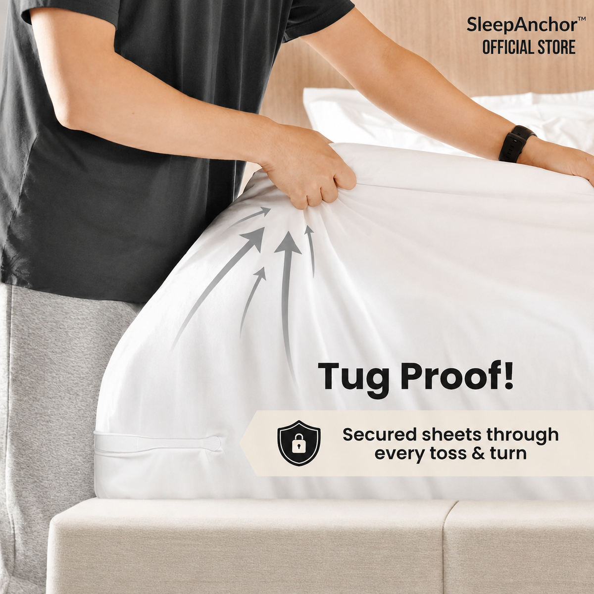 SleepAnchor™Bed Sheet Holders