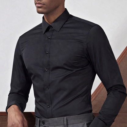 Prestivo™Mens Dress Shirts Long Sleeve