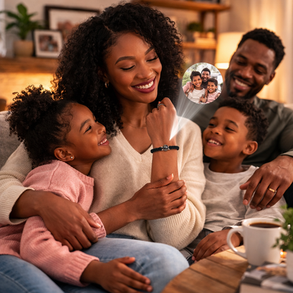 LoveOrbit™Personalized Circle Photo Bracelet