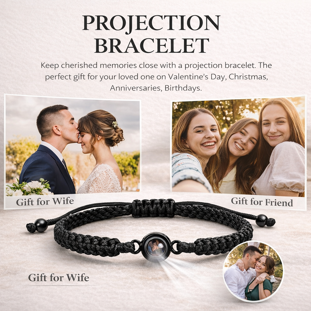 LoveOrbit™Personalized Circle Photo Bracelet