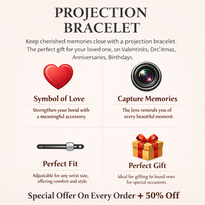 LoveOrbit™Personalized Circle Photo Bracelet