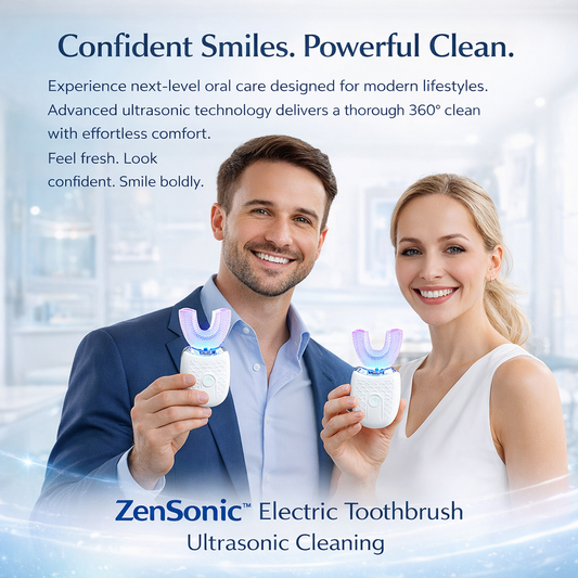 ZenSonic™ Electric Toothbrush Ultrasonic Cleaning