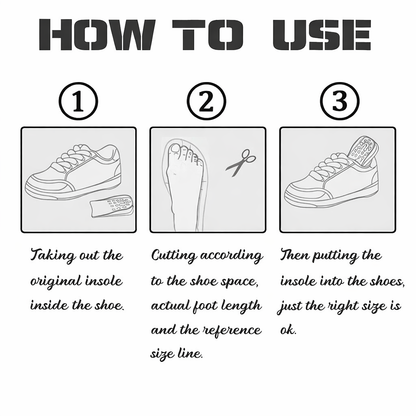 SoleVance™ Height-Increasing Insoles for Man and Woman