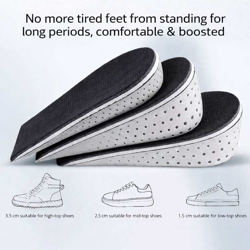 SoleVance™ Height-Increasing Insoles for Man and Woman