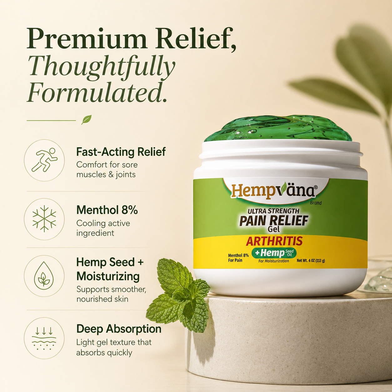 ReliefRush™Applicable To Arthritis Pain Relief Gel