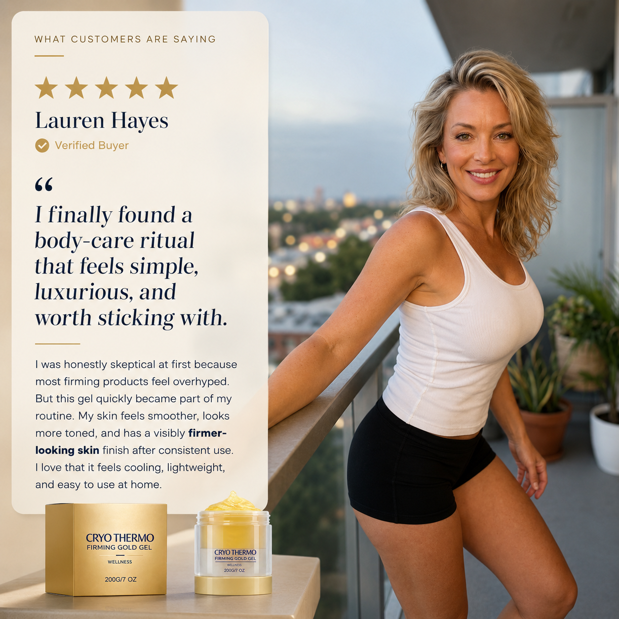 Veloura Gold™Skin Tightening Cream