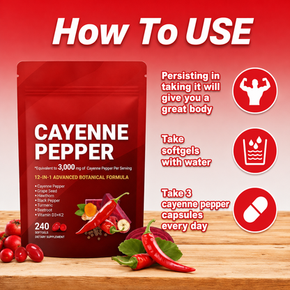 Cayenova™  Cayenne pepper Softgels
