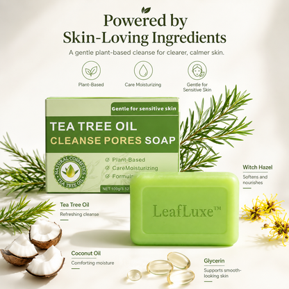 LeafLuxe™Tea Tree Soap