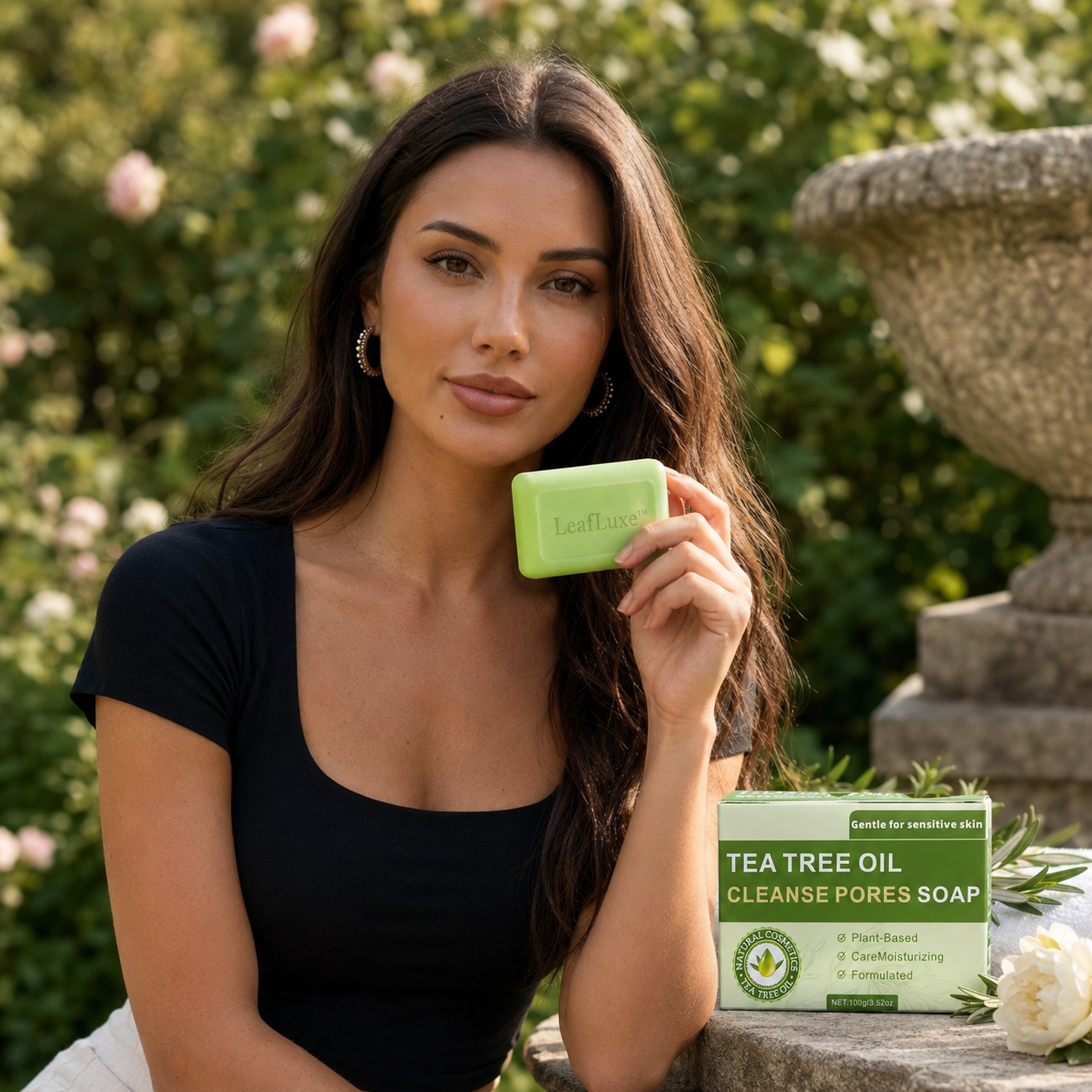 LeafLuxe™Tea Tree Soap