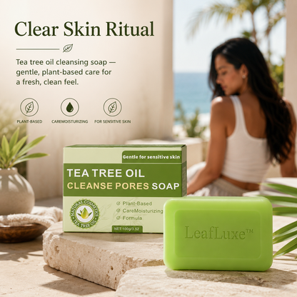 LeafLuxe™Tea Tree Soap