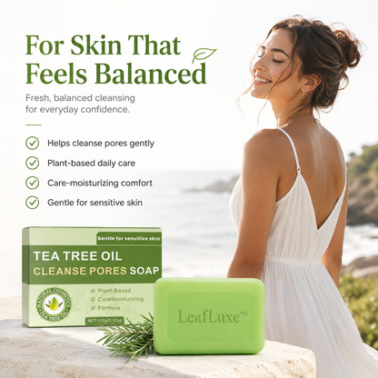 LeafLuxe™Tea Tree Soap