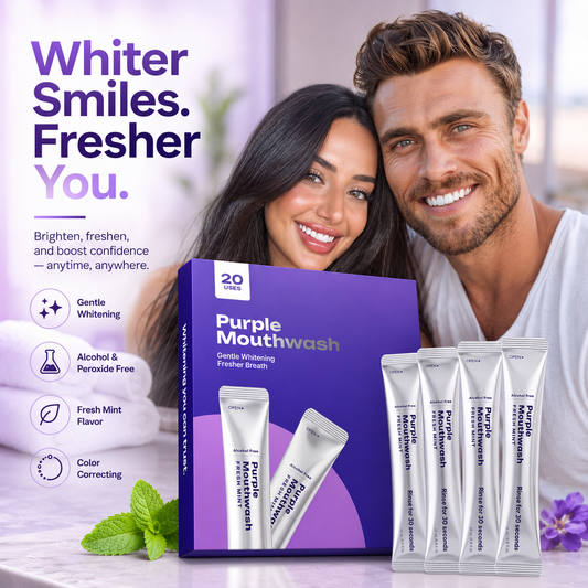 GlowRinse™Purple Mouthwash For Daily Oral Hygiene