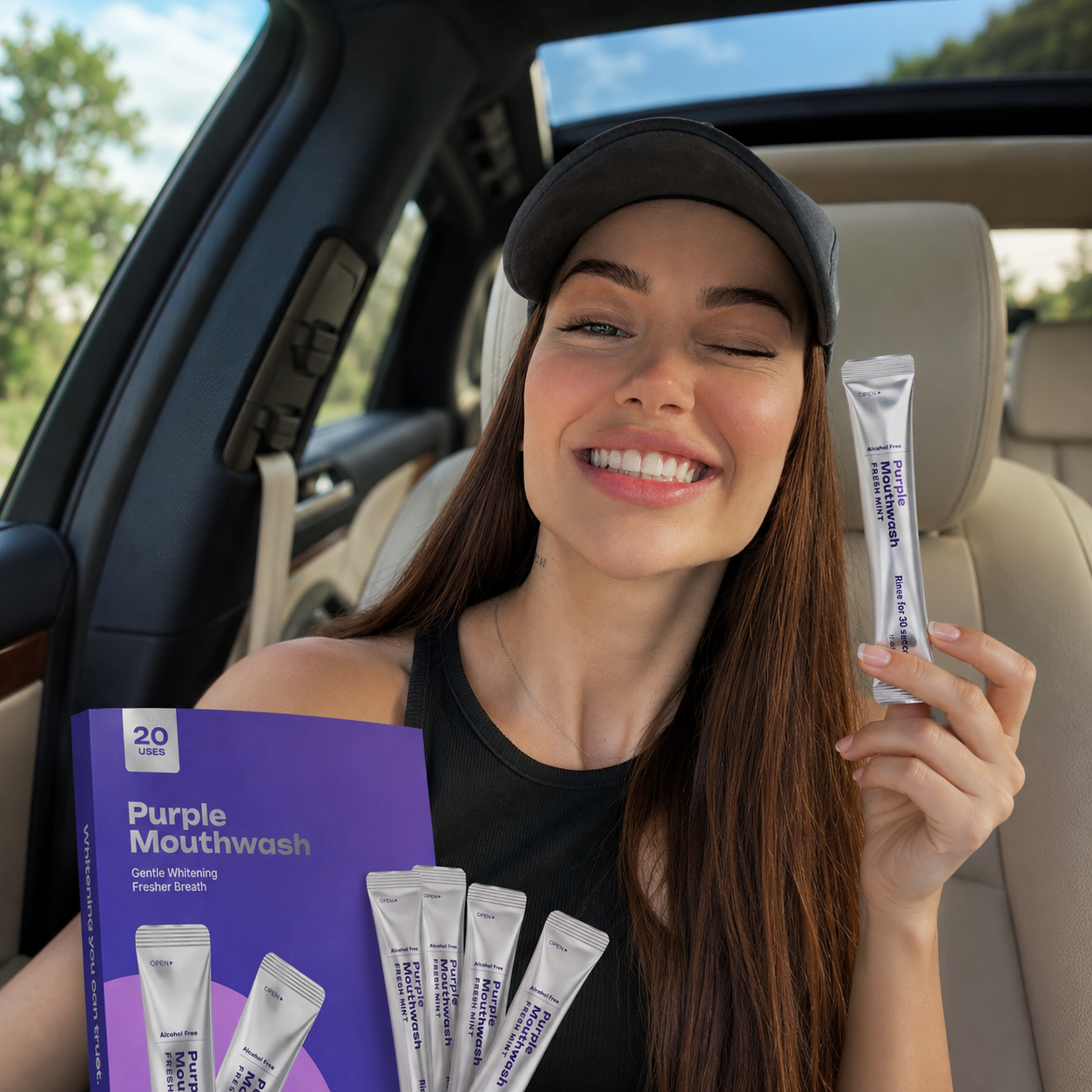 GlowRinse™Purple Mouthwash For Daily Oral Hygiene