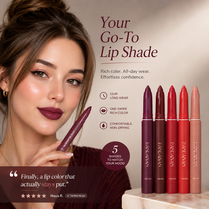 ScarletSilk Liner™Not Easy To Fade Matte Lipstick Pen
