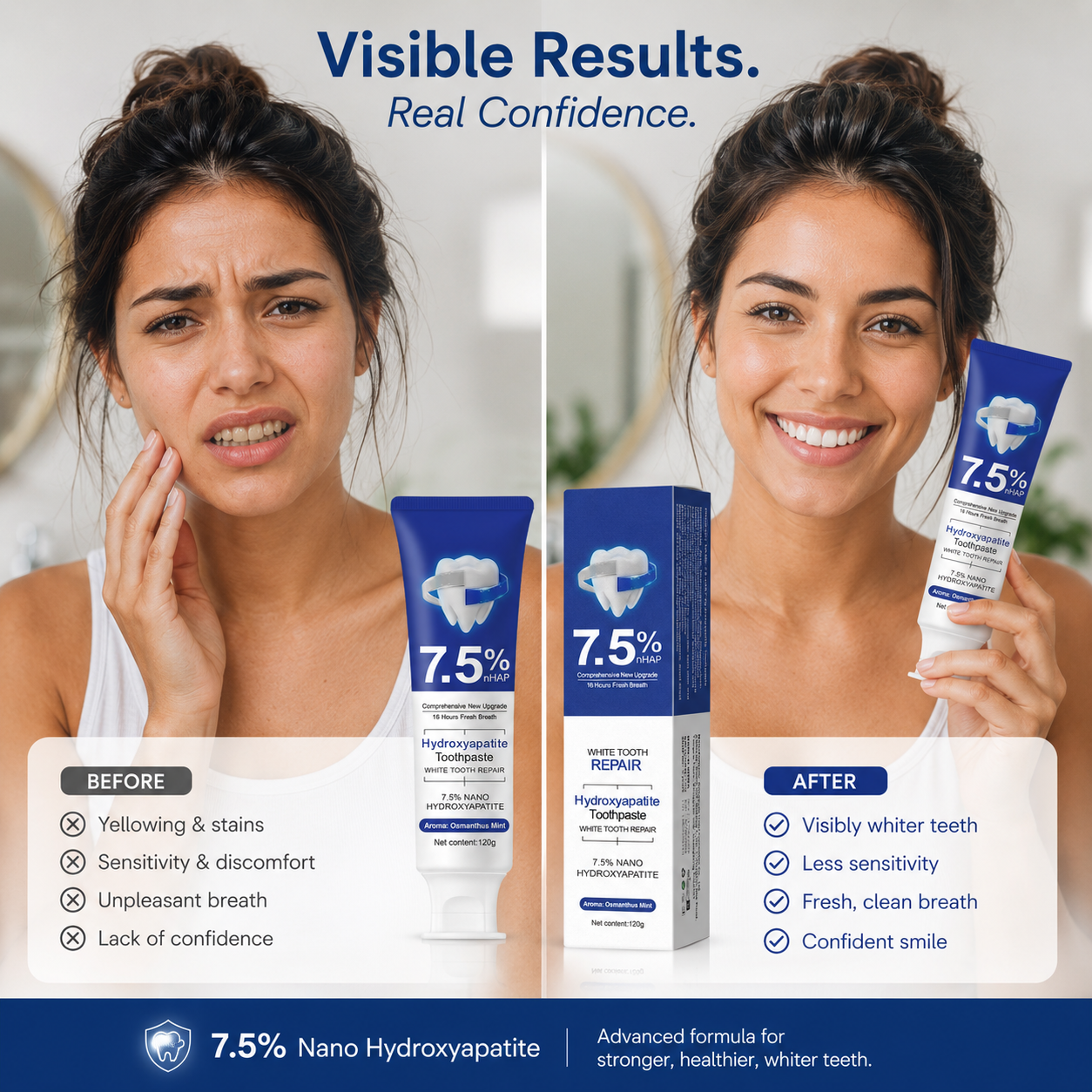 HAPGuard Fresh™Tooth-Protecting Freshening Toothpaste