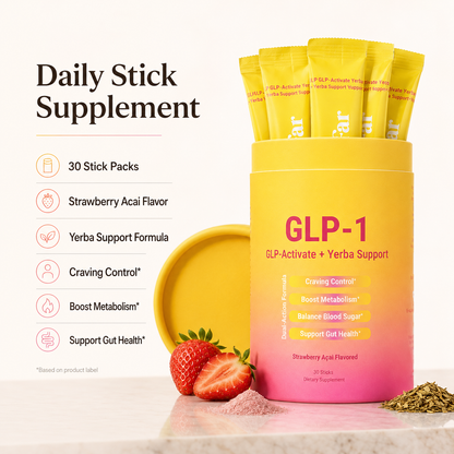 Wonder Mate GutFuel™Metabolism & Gut Health Support, Sugar Cravings Control Powder, 30 Sticks