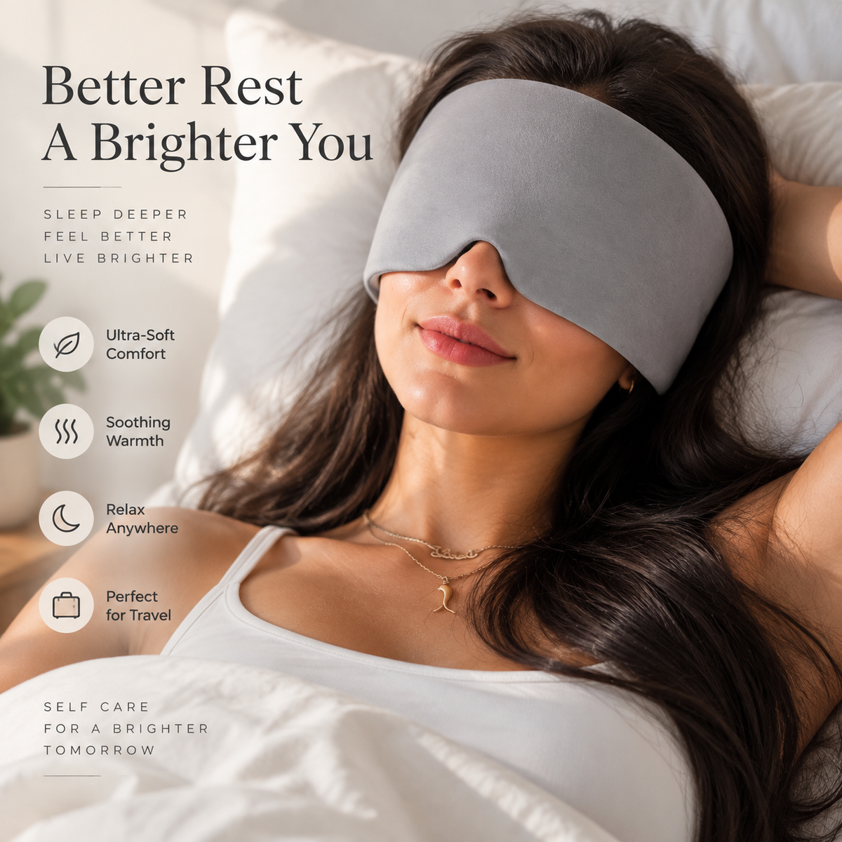 LumiRest™Sleep-Only Blackout Gravity Eye Mask