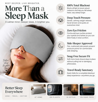 LumiRest™Sleep-Only Blackout Gravity Eye Mask