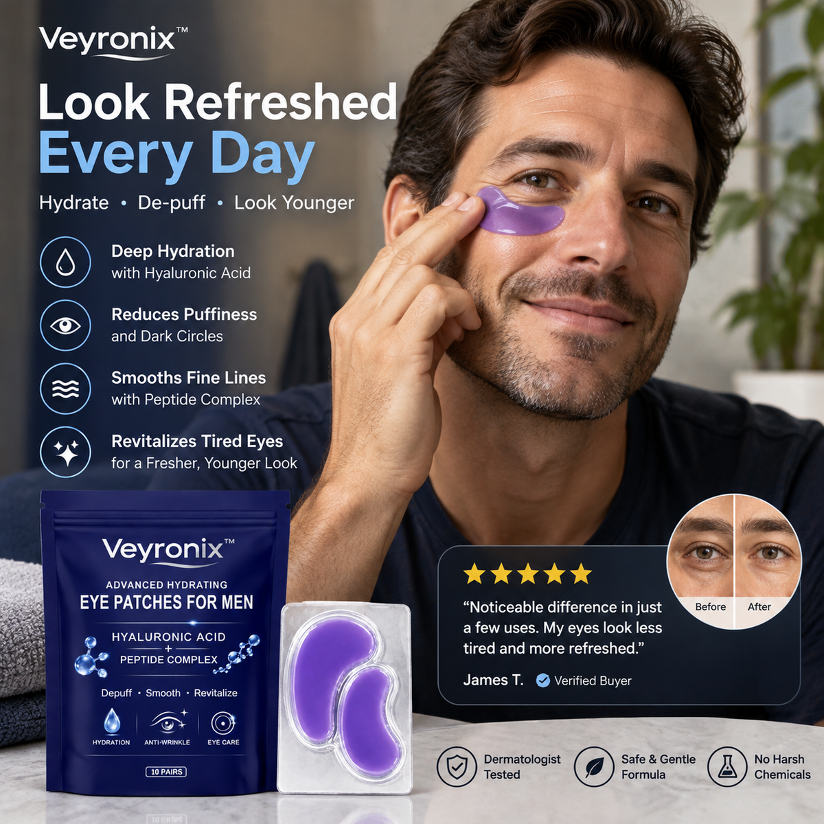 Veyronix™Advanced Hydrating Eye Patches