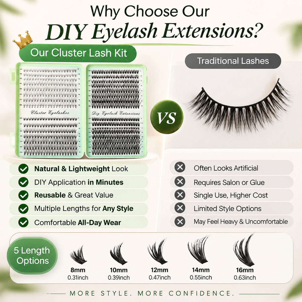 LuminousLash™Extensions Eye lashes