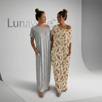Lunavelle™Women's  Long-length Casual Dress