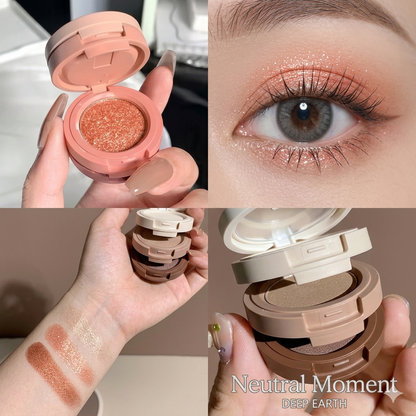 LuxeBlend™Three-Layer Eye Shadow Palette