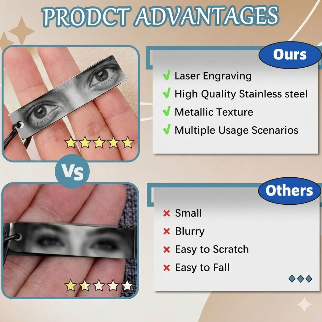 SoulSight™ Engraveable Stainless Steel Keychain