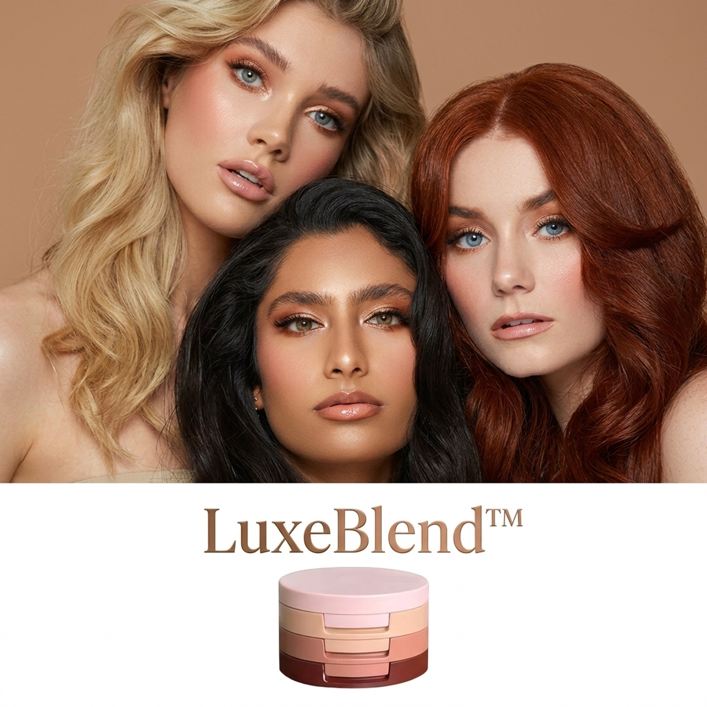 LuxeBlend™Three-Layer Eye Shadow Palette