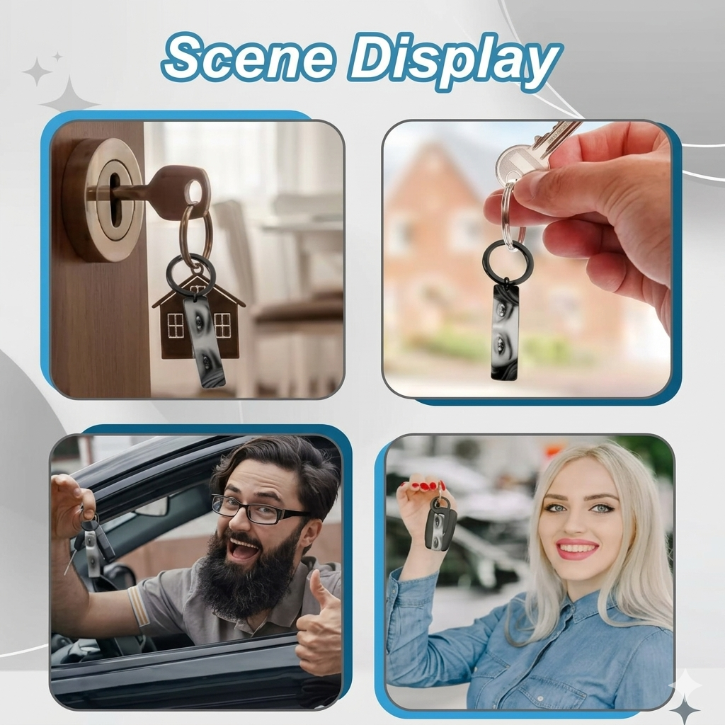 SoulSight™ Engraveable Stainless Steel Keychain