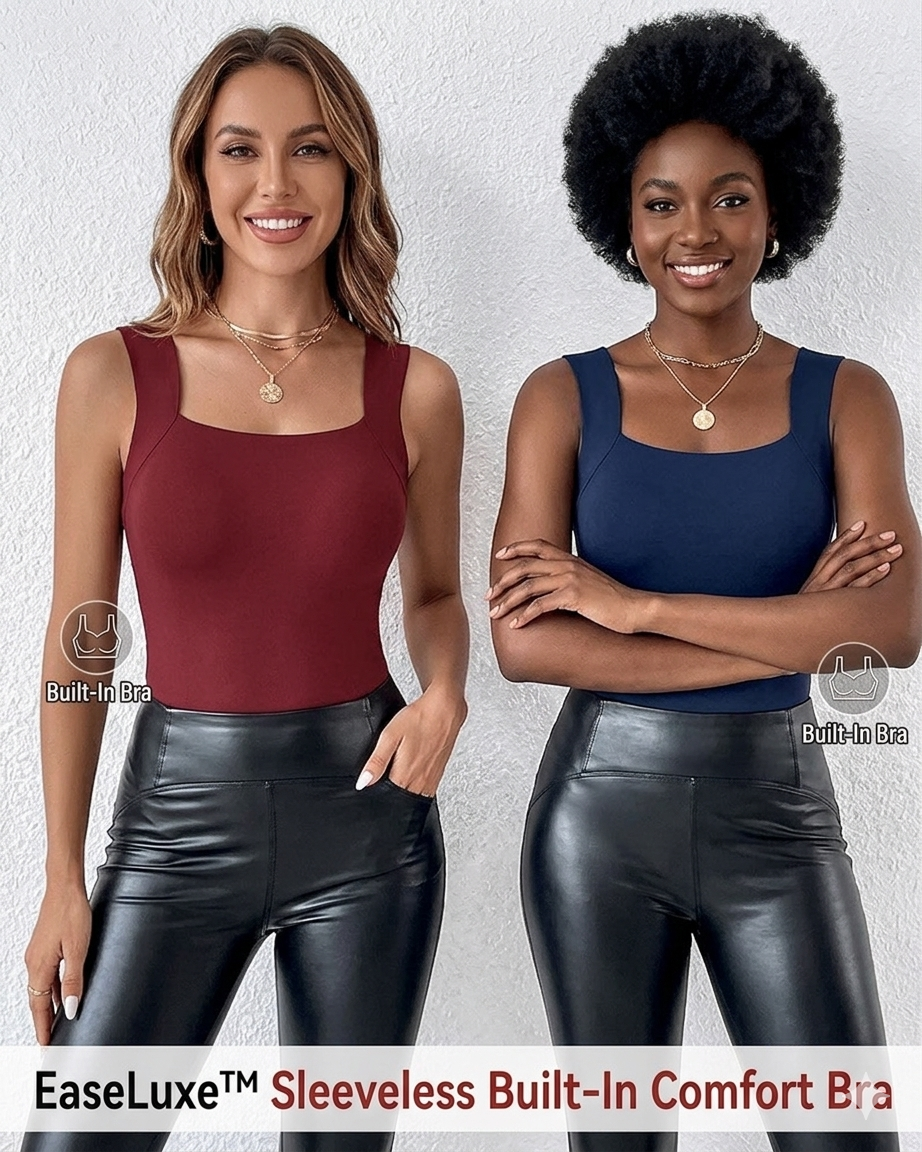 EaseLuxe™Sleeveless Built-In Comfort Bra