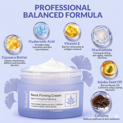 Velnara™Neck Cream – Lightens, Firms, and Smooths Fine Lines.