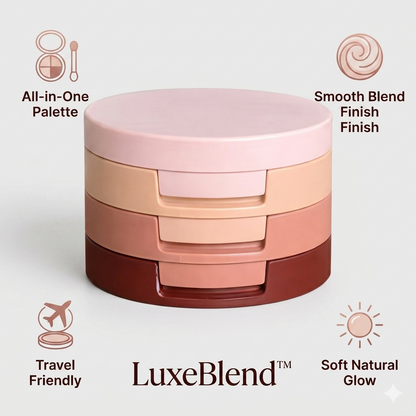LuxeBlend™Three-Layer Eye Shadow Palette