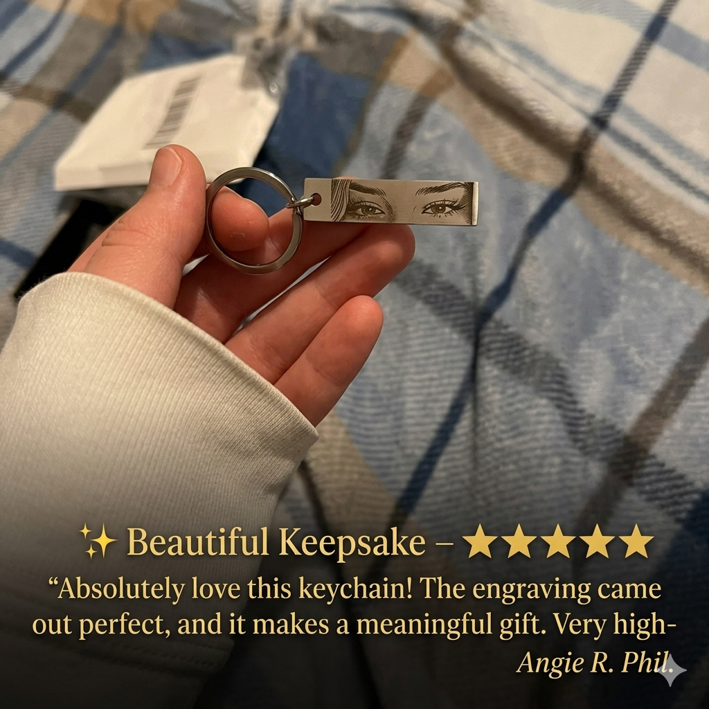 SoulSight™ Engraveable Stainless Steel Keychain