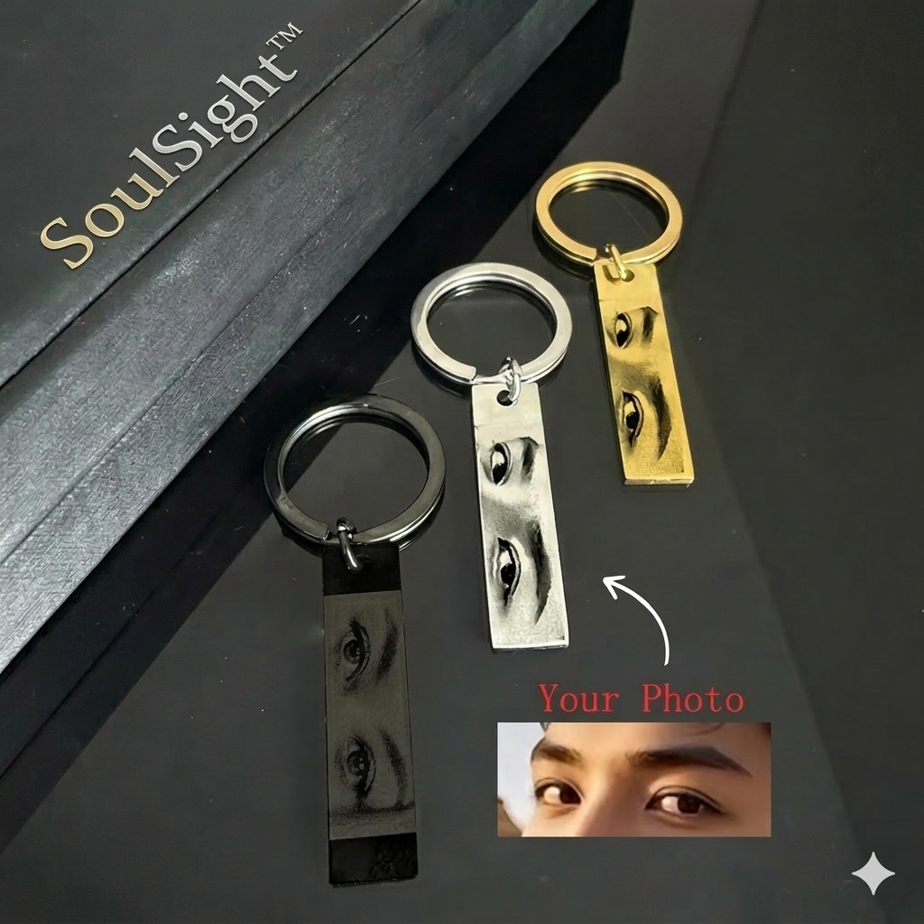 SoulSight™ Engraveable Stainless Steel Keychain